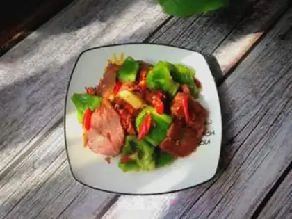 Make Pepper beef step 8