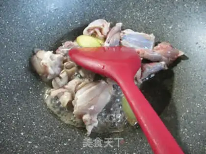 Make The water burns the bull frog step 3