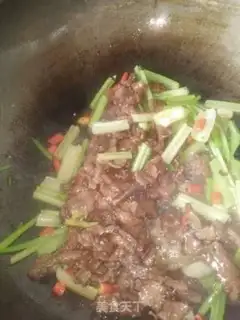 Make Celery beef step 6