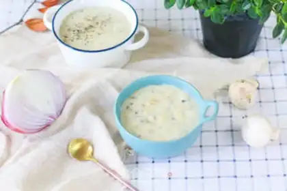 Make Creamless short mushroom soup step 7