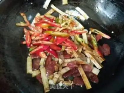 Make Paprika sausages step 7