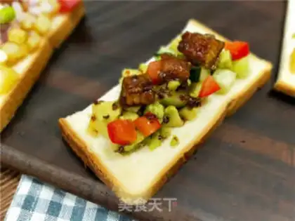 Make Open eel sandwich step 9