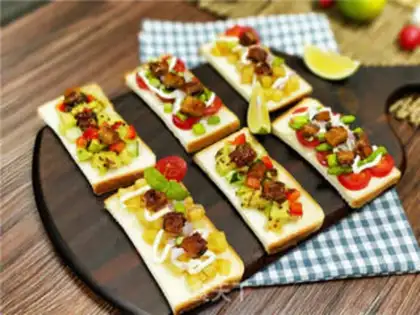 Make Open eel sandwich step 11
