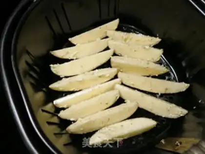 Make Air-cooked vanilla potatoes step 3