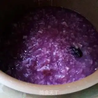 Make Purple potato silver congee step 6