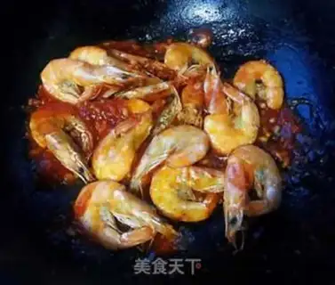 Make Garlic tomato shrimp step 8
