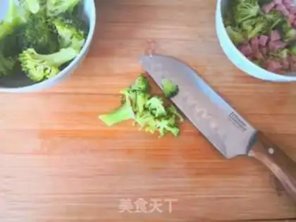 Make The ham orchid bowl step 4