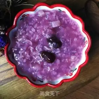 Make Purple potato silver congee step 8