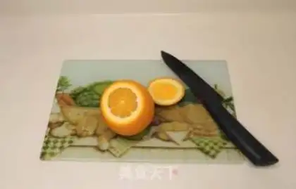 Make Orange eggs step 0