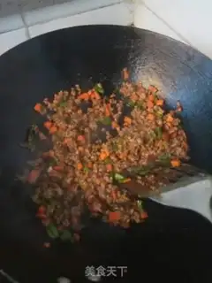 Make Black pepper beef pizza step 4