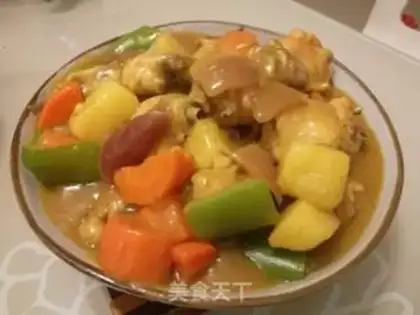 Make Curry chicken wings step 7