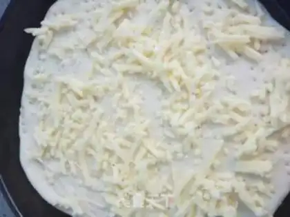 Make Black pepper beef pizza step 6