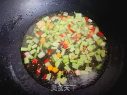 Make Mets, celery, scissors step 3