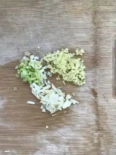 Make Meat and tofu step 1