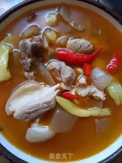 Make Sour soup pig elbow step 2