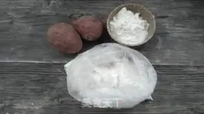 Make The potato coconut moon cake step 0