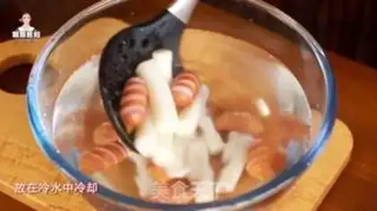 Make Korean baked cake step 9