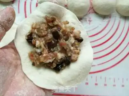Make Pork eggplant buns step 11