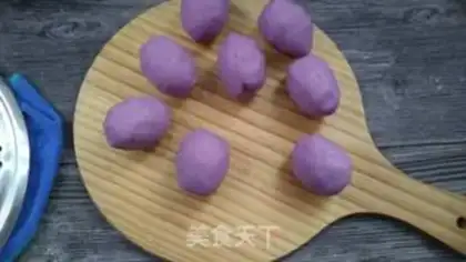 Make The potato coconut moon cake step 8