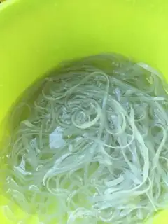Make Puffed with beans step 0