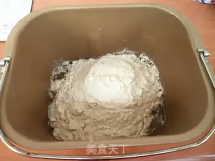 Make All wheat nut bread step 2
