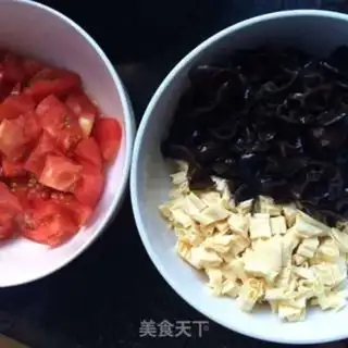 Make Tomato flag noodles step 2