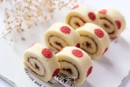 Make Plum sauce, cake rolls step 17