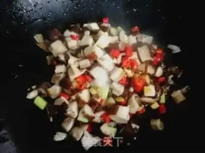 Make The green gravy dumplings step 6
