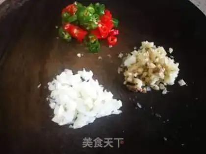 Make Spicy little squid step 2