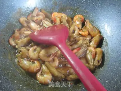 Make Chicken claws burning shrimp step 9