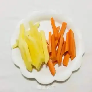 Make Double fries step 1