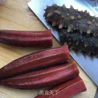 Make Sea cucumbers for red autumn step 0