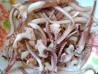Make Soy squid shaving step 0