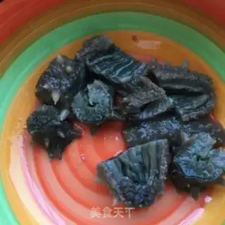 Make Sea cucumbers for red autumn step 1