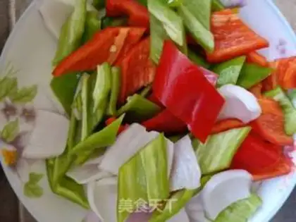Make Soy squid shaving step 1