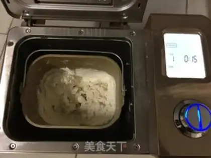 Make Cranberry bean bread step 1