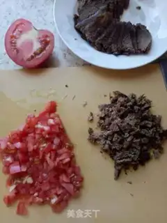 Make Tomato beef step 1