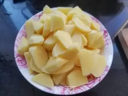 Make Fish and potatoes step 0