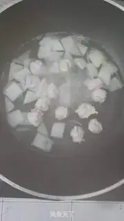 Make A handmade winter melon ball soup step 11