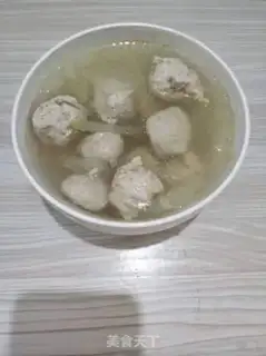 Make A handmade winter melon ball soup step 13