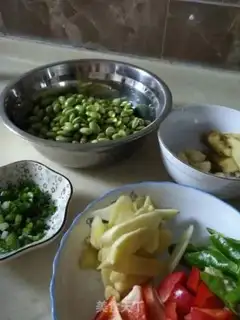 Make Blue Bean Rabbit step 1