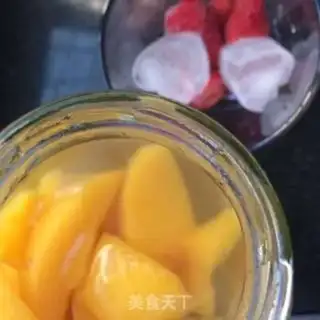 Make Peach strawberry step 3