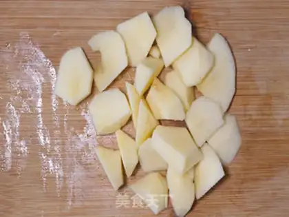 Make Steam apple mud step 1