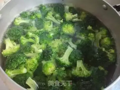 Make Ham broccoli step 1
