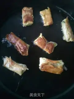 Make Spring rolls step 8