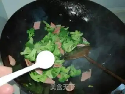 Make Ham broccoli step 7