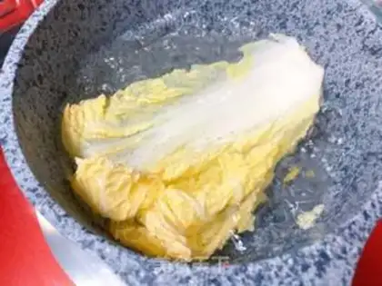 Make Cod gold pasta step 1