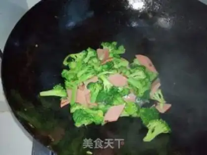 Make Ham broccoli step 8