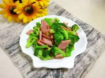 Make Ham broccoli step 9