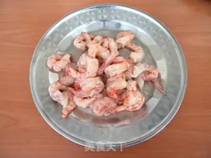 Make Shrimp, pumpkin, pan paste step 3